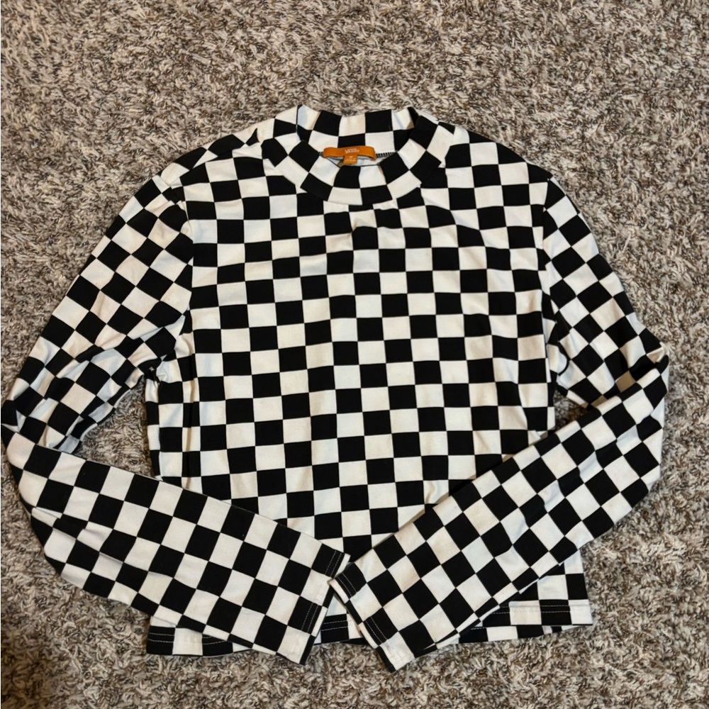 Vans Checkered Long Sleeve Tee